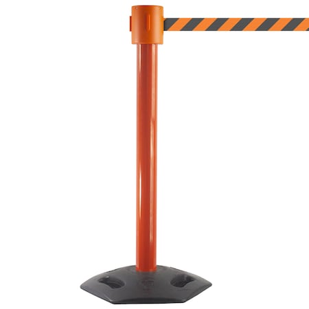 WeatherMaster 335, Orange, 25' Orange/Black Diagonal Striped Belt